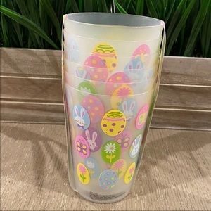 SET OF 6 
15oz
 Bunnies Floral Plastic Cups